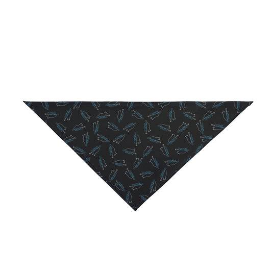 Christian K9 Black Pet Bandana